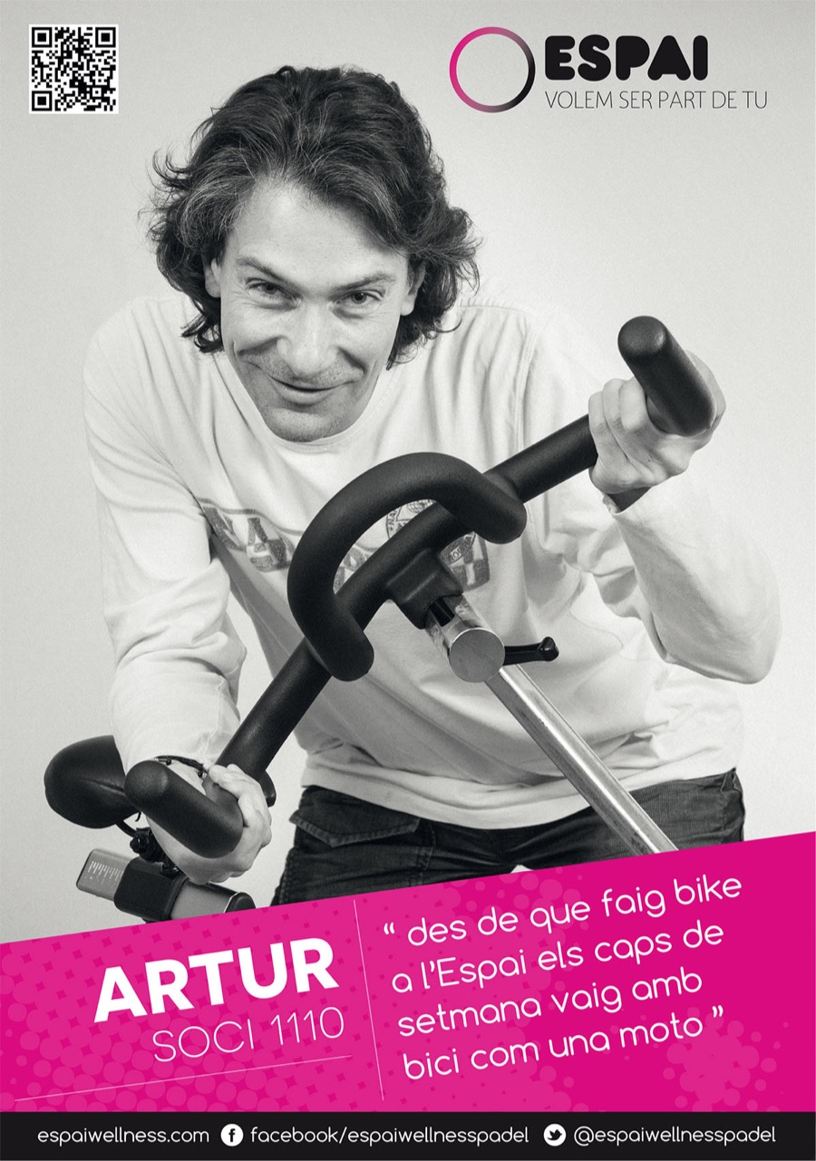 Mupi Espaiwellness · Artur, socio 1110